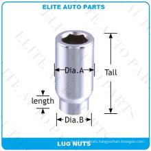 6 Point Tuner Acorn Et Lug Nut for Car Wheel